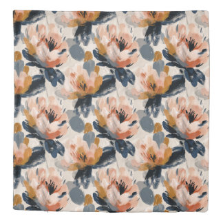 Painterly Floral Botanical  Duvet Cover
