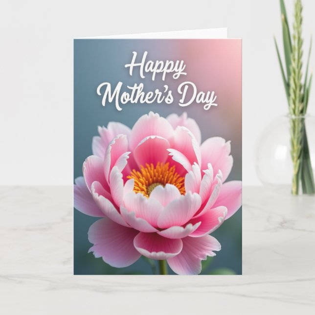 Painterly Floral Mothers Day Card (Front)