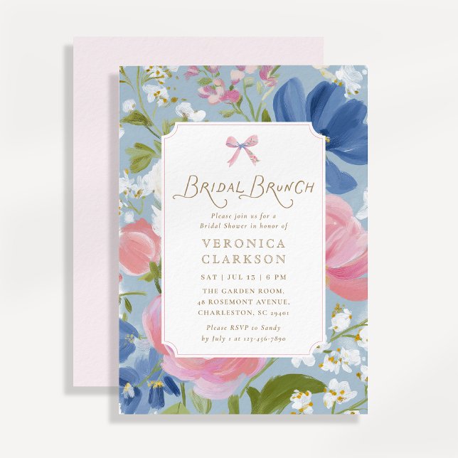 Painterly Garden Bridal Brunch Invitation (Creator Uploaded)