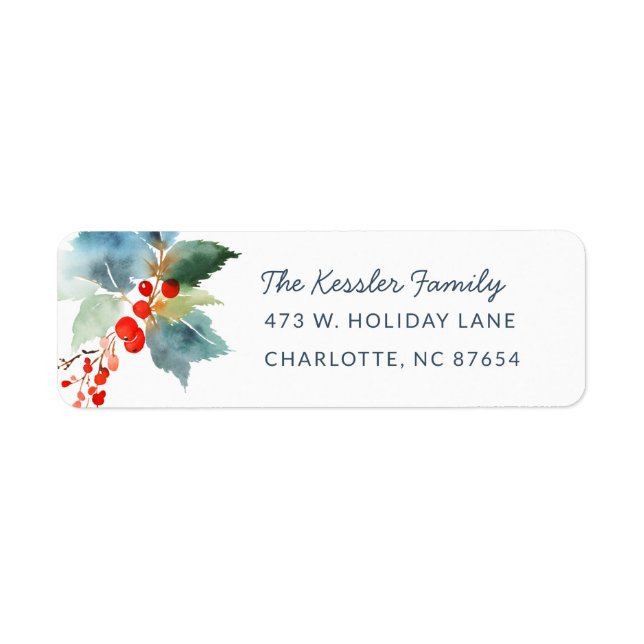 Painterly | Holiday Label (Front)