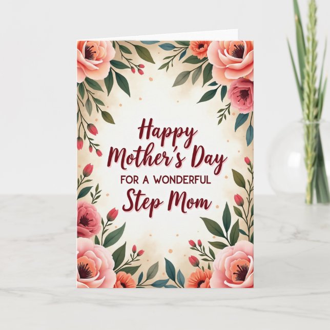 Painterly Moms Day Card (Front)