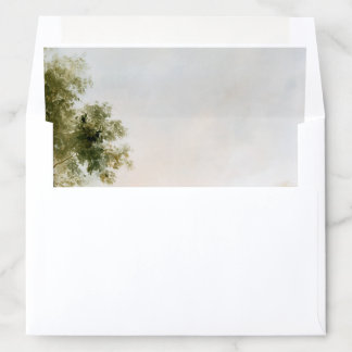 Painterly Romantic Garden Landscape Envelope Liner