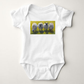 Painterly Sheep Baby Bodysuit