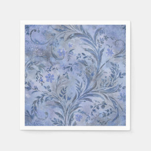 Painterly Smokey Blue Dreamy Hues Napkins
