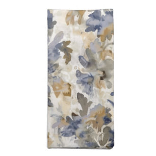 Painterly Spring Floral Cloth Napkin