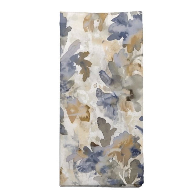 Painterly Spring Floral Cloth Napkin (Folded)