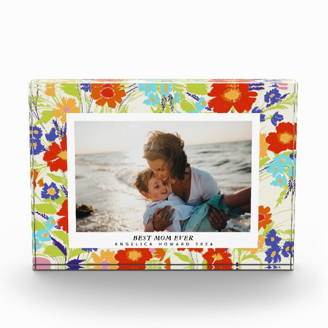 Painterly Wildflower Frame Mother's Day Gift Photo (Front)
