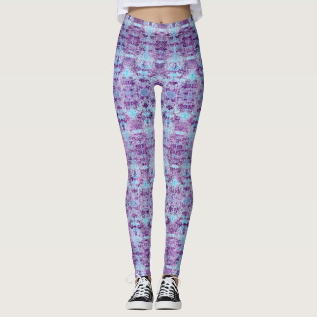 Painter's Abstract Leggings (Front)