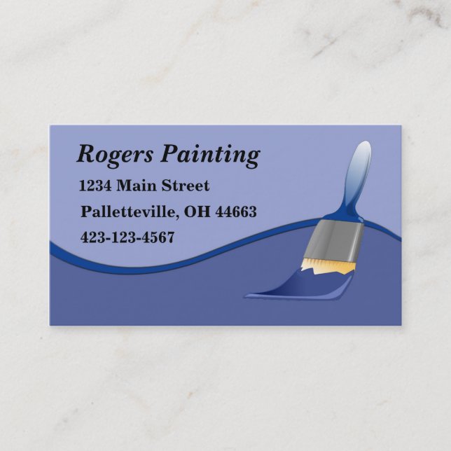 Painters Business Card (Front)