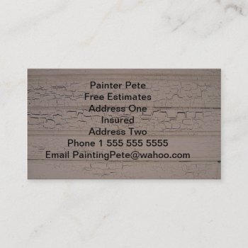 Painter's Business Cards by GreenCannon at Zazzle