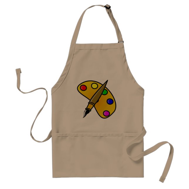 Painters Color Palette Apron (Front)