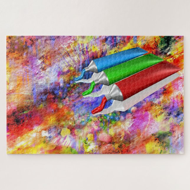 Painters Colors Jigsaw Puzzle (Horizontal)
