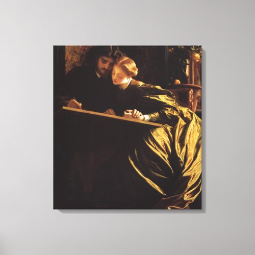 Painters Honeymoon by Lord Frederic Leighton Canvas Print