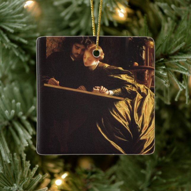 Painter's Honeymoon by Lord Frederic Leighton Ceramic Ornament (Tree)
