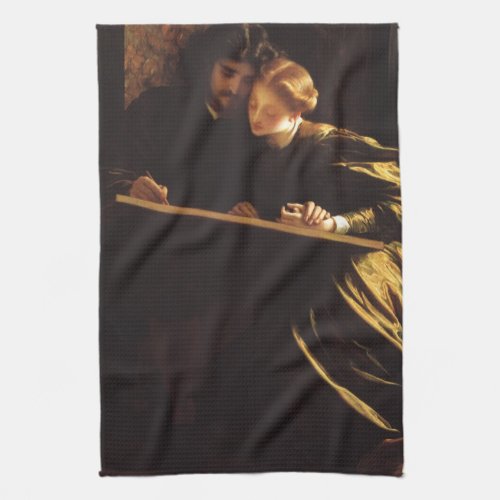 Painters Honeymoon by Lord Frederic Leighton Kitchen Towel