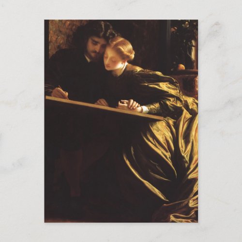Painters Honeymoon by Lord Frederic Leighton Postcard