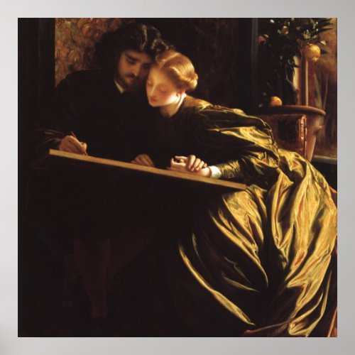 Painters Honeymoon by Lord Frederic Leighton Poster