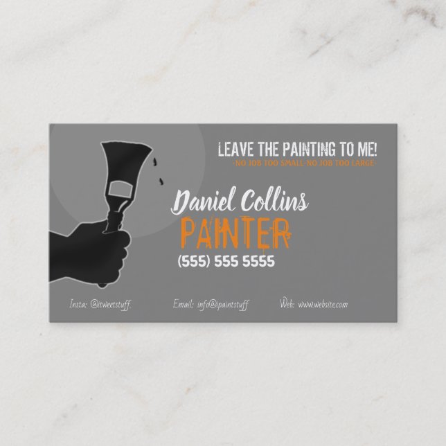 Painters Painting Business Card (Front)