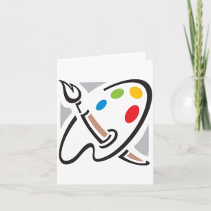 Painters Palette Note Cards
