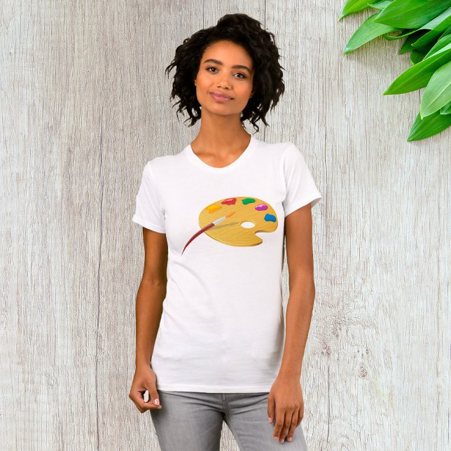 Painters Palette Womens T-Shirt (Creator Uploaded)