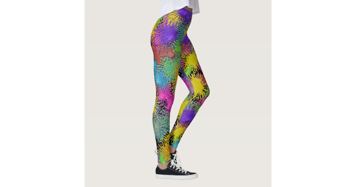 Painters Pants Pop Fashion Leggings | Zazzle