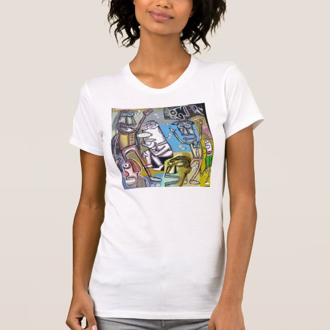 Painting #4 Rodin In Vegas T-Shirt (Front)