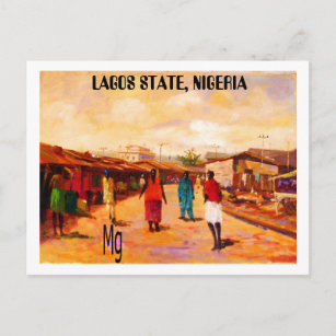 PAINTING 9 copy, LAGOS STATE, NIGERIA Postcard