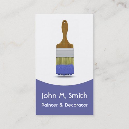 Painting and Decorating Business Card