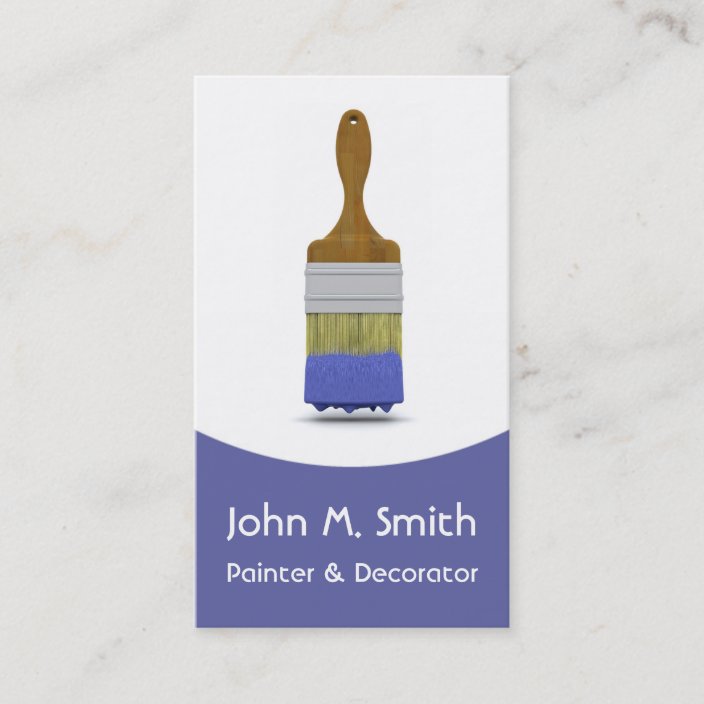 Painting and Decorating Business Card