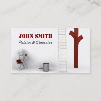 Painting And Decorating Business Card by Kjpargeter at Zazzle