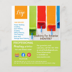 Painting and decorating handyman flyer