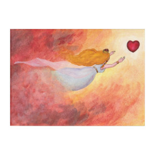 Painting art watercolour Aurora, princess of love