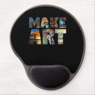 Painting Artist Painting Cool Artistic Humor Gel Mouse Pad