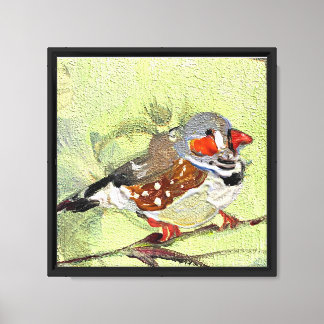 Painting, bird and nature canvas print
