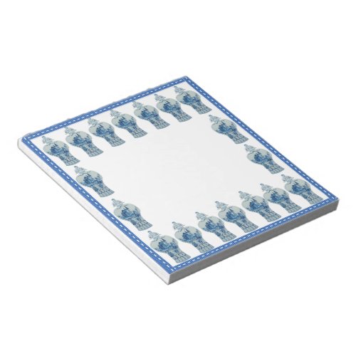 Painting Blue and White Ginger Jar Notepad