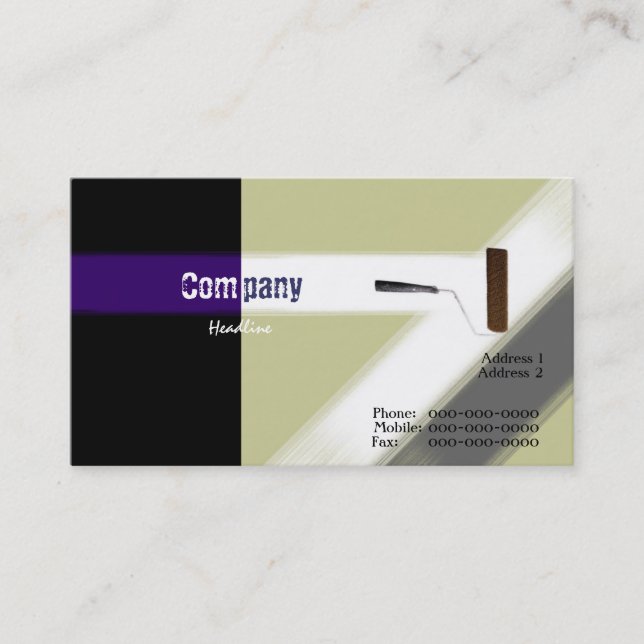 Painting Business Card (Front)