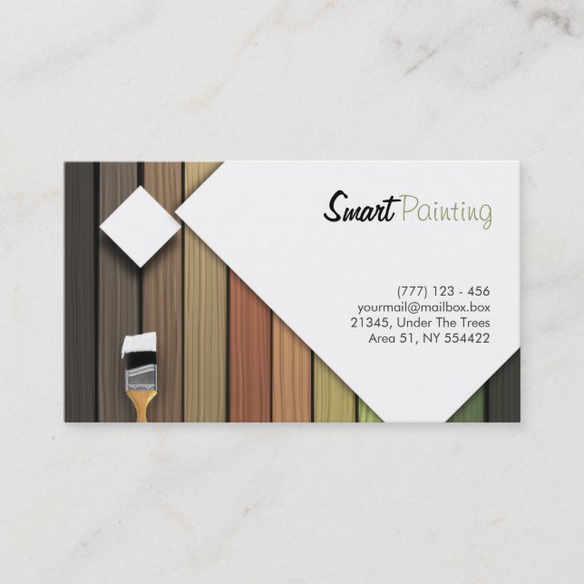 painting business card (Front)