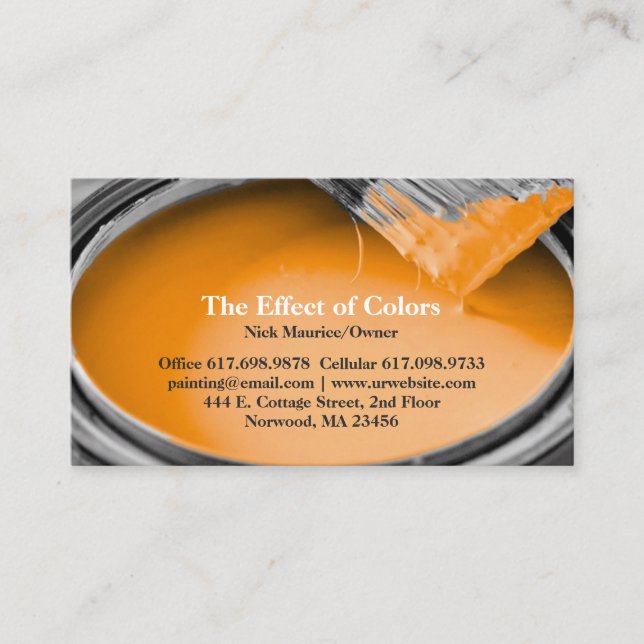 Painting Business Card (Front)