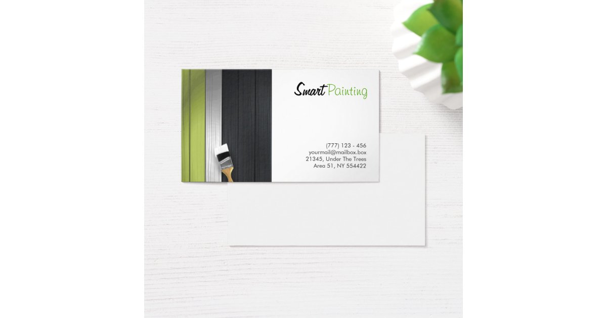 painting business card | Zazzle