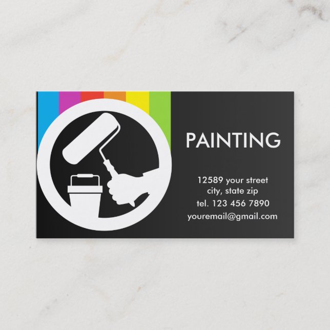Painting Business Card (Front)