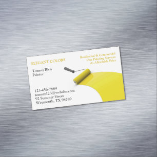 Painting Business Card Magnet