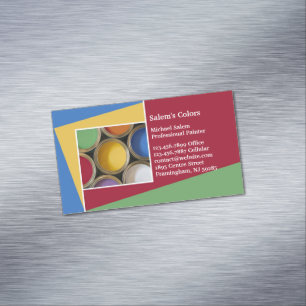 Painting Business Card Magnet