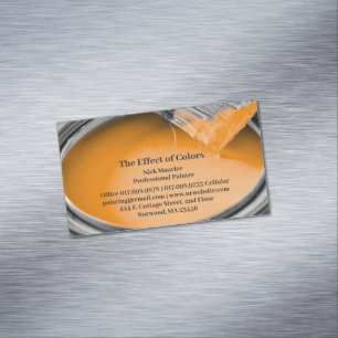Painting Business Card Magnet