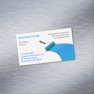 Painting Business Card Magnet