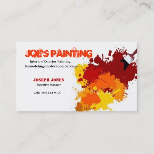 Painting Business Card-Sample II