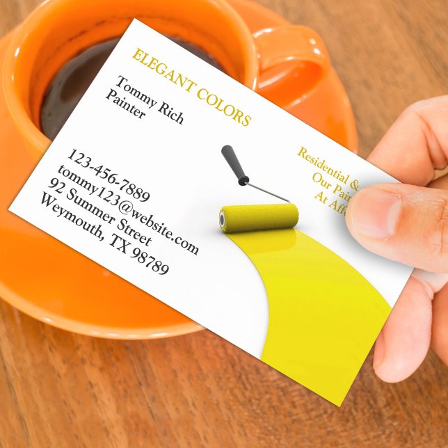Painting Business Card Template (Creator Uploaded)