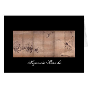Painting by Miyamoto Musashi, c. 1600s Cards