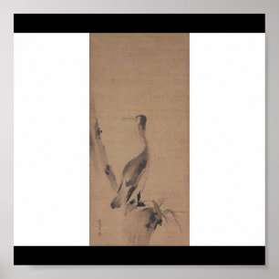 Painting by Miyamoto Musashi, c. 1600's Poster