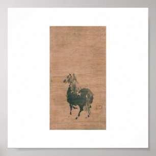 Painting by Miyamoto Musashi, c. 1600's Poster