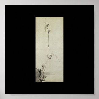 Painting by Miyamoto Musashi, c. 1600's Poster